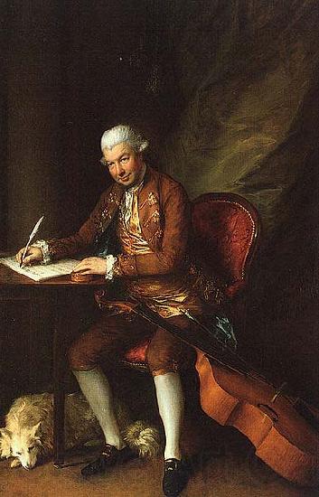 Thomas Gainsborough Portrait of Carl Friedrich Abel German composer